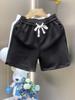 Men's Trendy Diamond Pattern White Shorts - Stylish Summer Home Wear Half Pants