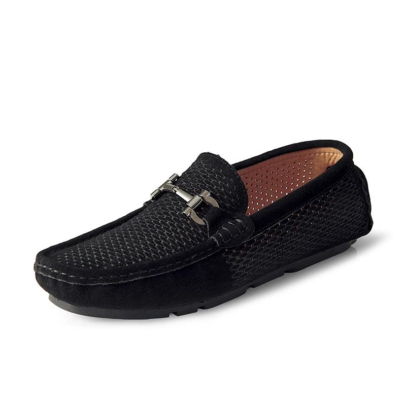 Fashion 2024 New Men Leather Casual Shoes Classic Mens Loafers Men Flats Big Size 37-46 Male Set of Feet Shoe Driving Shoes Moccasins