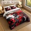Decorative Artwork Theme Personalized 3Pcs Bedding Set Custom Text & Name 1 Sheet 2 Pillowcases Household Bedding 1pc