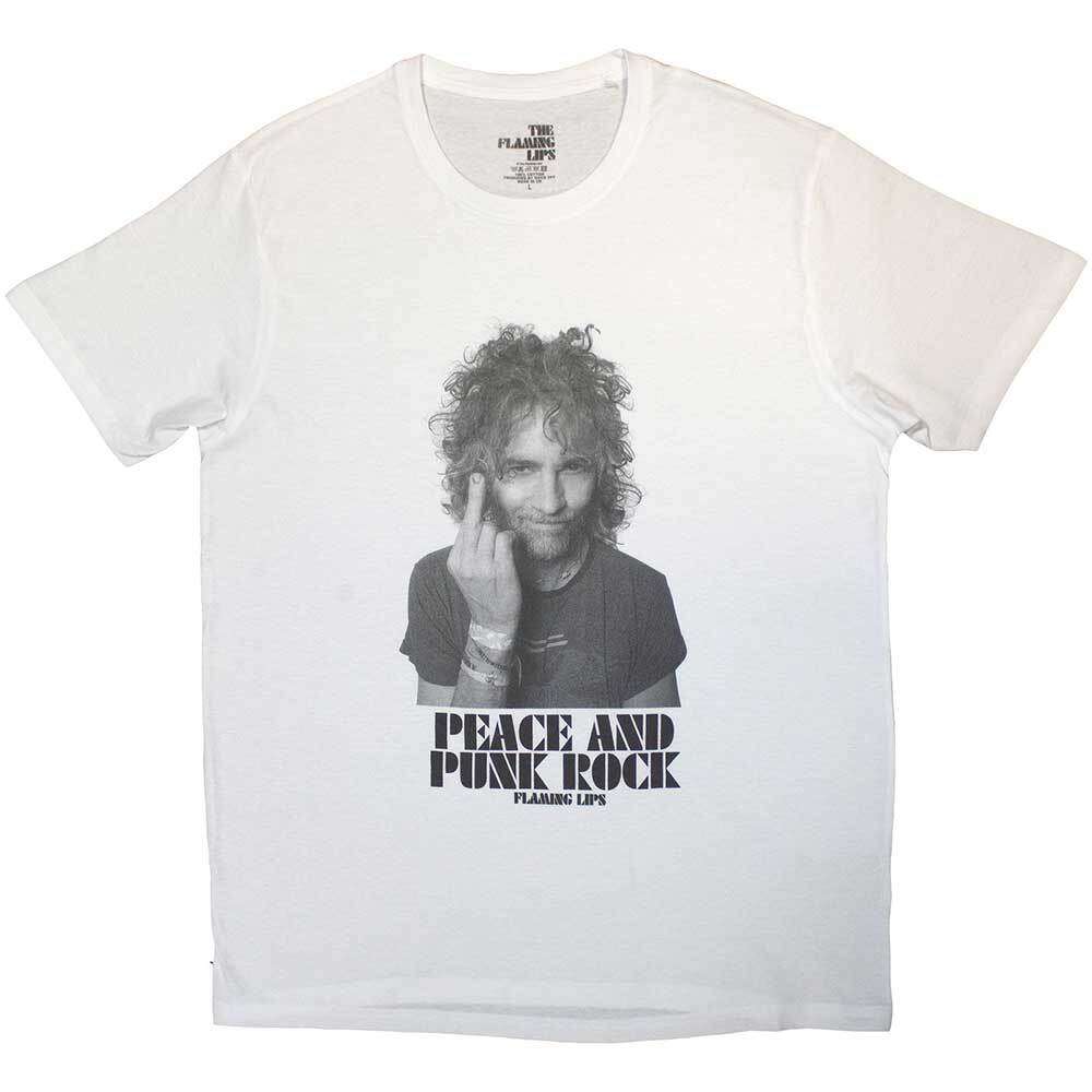 

The Flaming Lips Unisex T-Shirt: Peace and Punk 5XL різнокольоровий