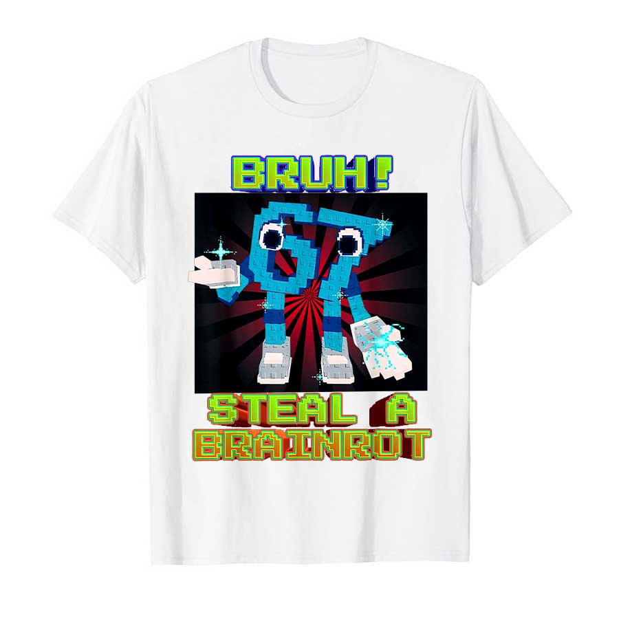 Bruh 67 Six Seven 6-7 Funny Brainrot Meme T-shirt for Men Women 100% Pure Cotton T-shirt Short-sleeved Top Fashion Brand