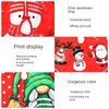 90CM Round Christmas Tree Skirt Elk Snowman Mat Christmas Decoration Parlor Carpet Home Decorations Christmas Tree Foot