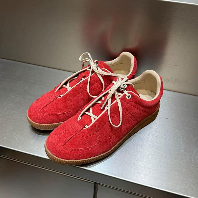 Fashion Women's Shoes Retro Fashion Flat Heel All Match Casual Trainers Solid Tennis Female Sneakers Runway Sport Shoes