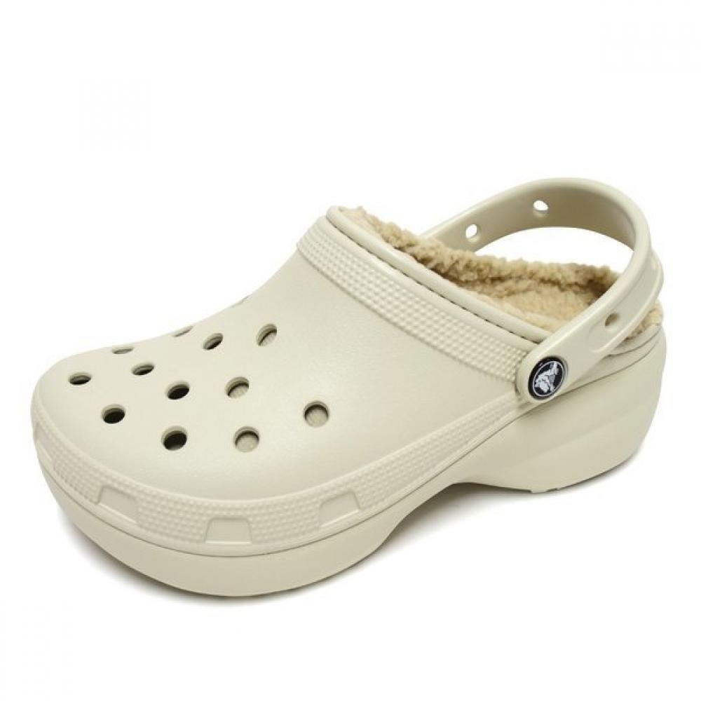 

Crocs Classic Tall Clog Winter Slippers Bone Beige 207938 2y2 2079382Y2:230mm(W6)