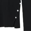 Lap Asymmetrical Slim Button Slit Knit As1kh264