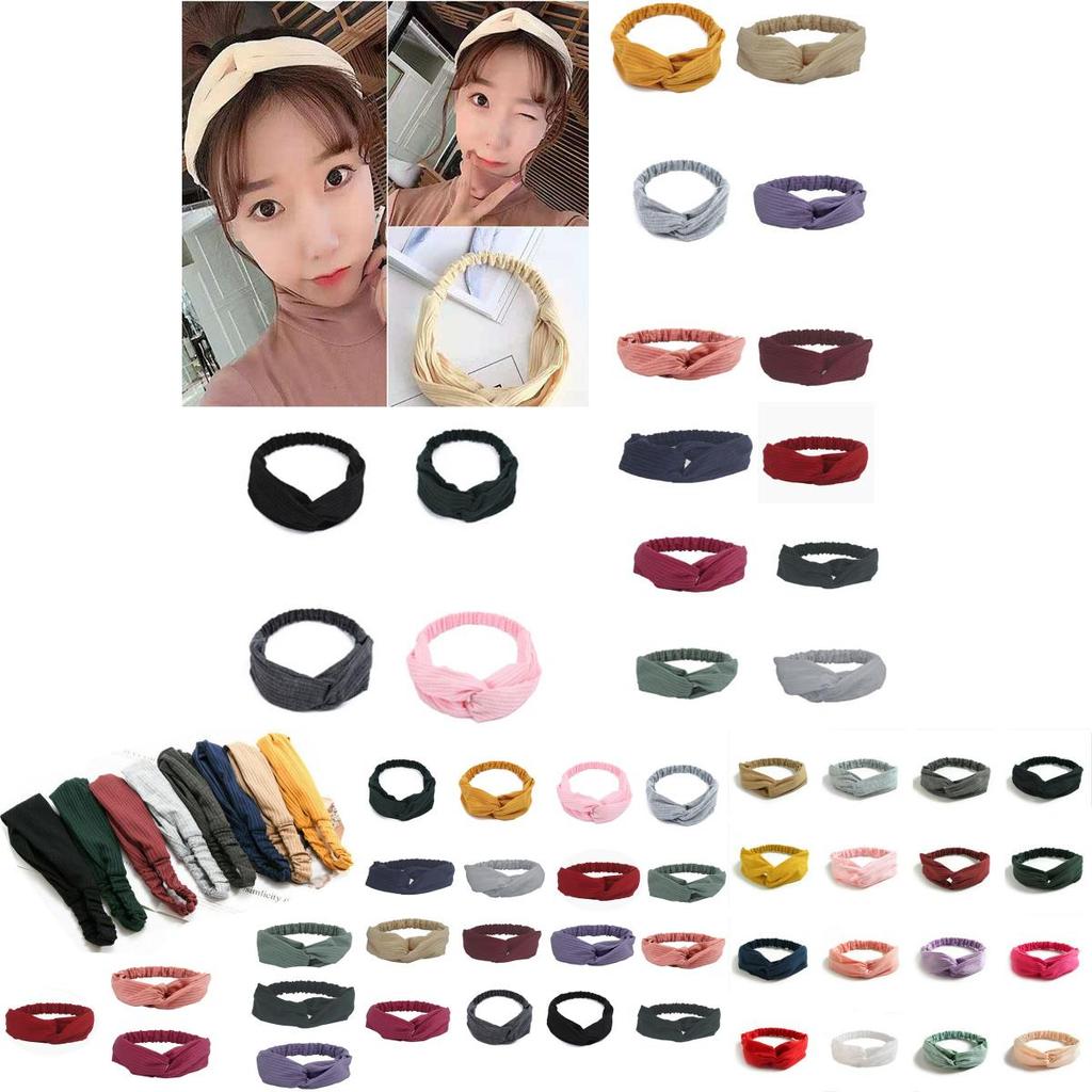 Luxuriously Soft Twist Knot Head Wrap Boho Headband For Women And Ladies