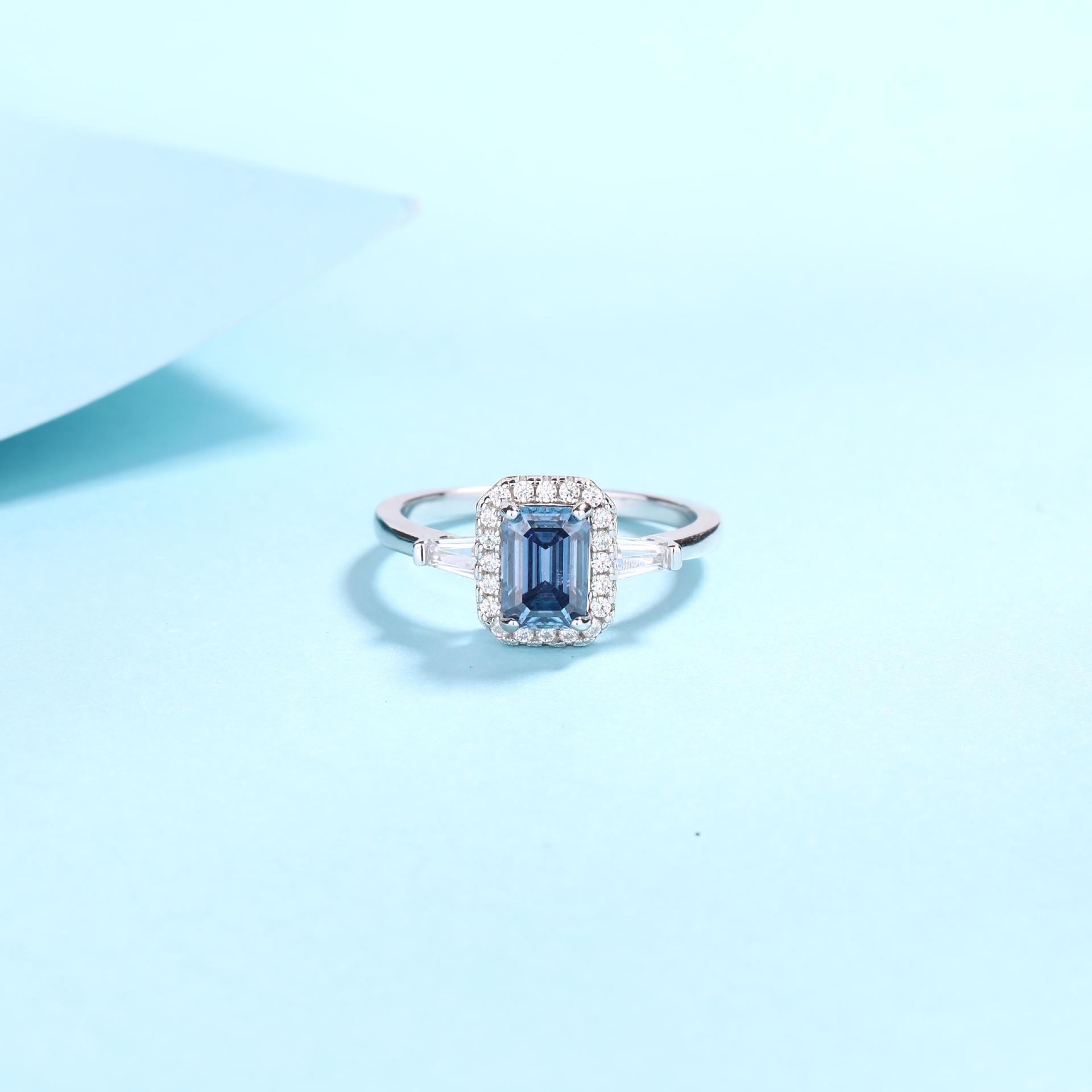 

Кольцо из стерлингового серебра 925 пробы с муассанитом, женское позолоченное кольцо pt950, светлое, роскошное, индивидуальное обручальное кольцо 10