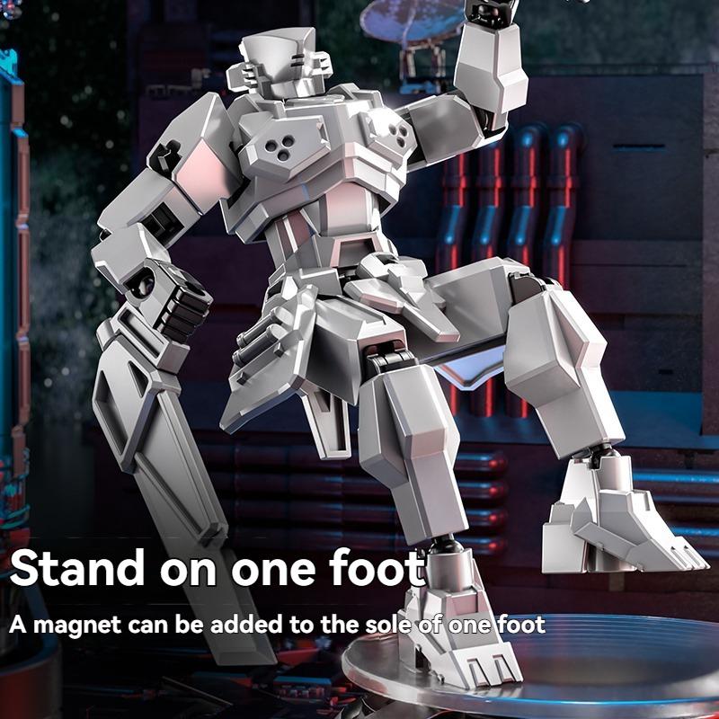 Multiple Styling Blade Warrior Robot Model Lucky Figure Kids Toys Gift Multi Jointed Movable Action Figuras Diy Assemble Toys