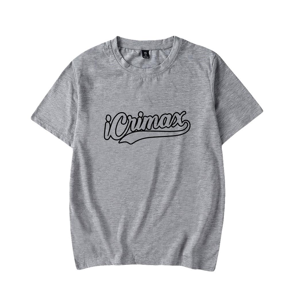 Grappig Icrimax T-shirt Cool Heren T-shirt O-hals Casual Unisex Streetwear Letterprint Mode T-shirt Camisetas Ropa Hombre