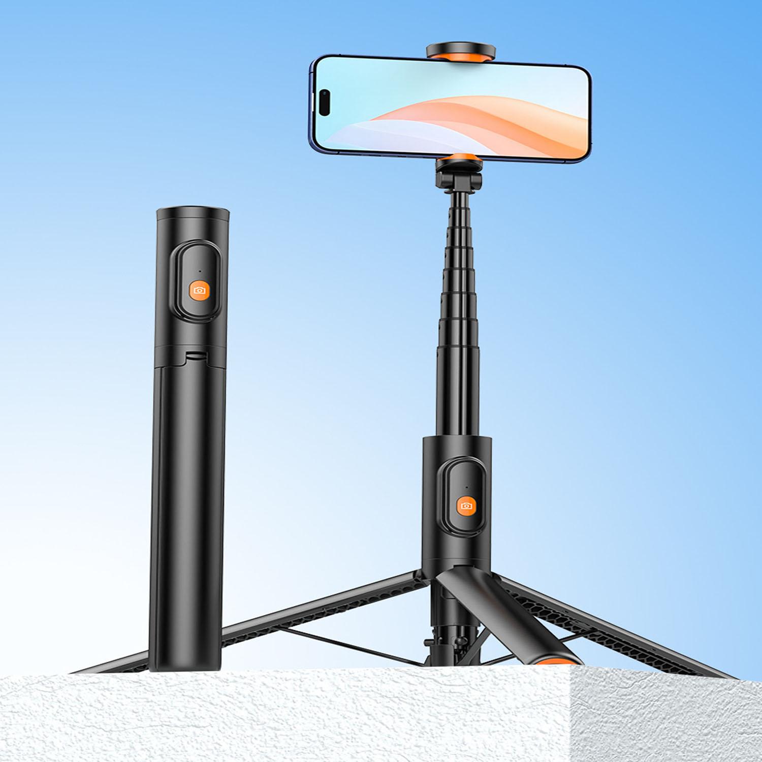 

Selfie Stick, Telescopic Selfie Pole, Floor Tripod – A Must-Have Gadget for Mobile Phone Photography & Selfies, Handheld Shoot чёрный