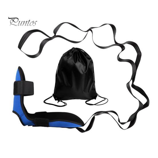 

Ремень для растяжки йоги с петлей, съемный, регулируемый для ног, растягивающий пояс для голени, домашняя тренировка, физиотерапевтическая лента сопротивления синий