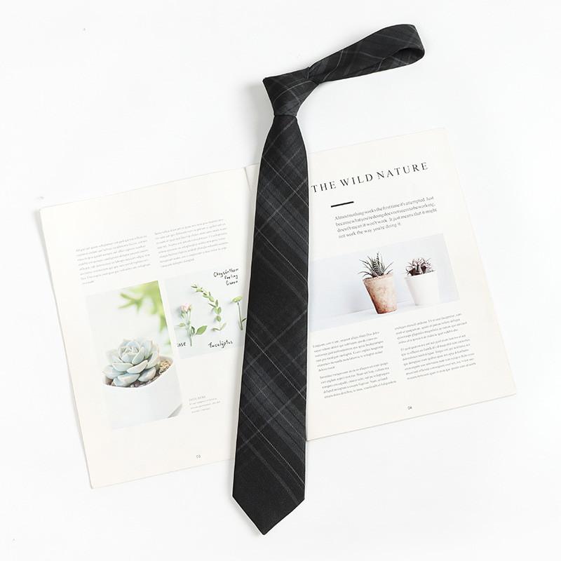 Childrens Lattice Pattern Necktie With Striped Polyester For Casual School Wear