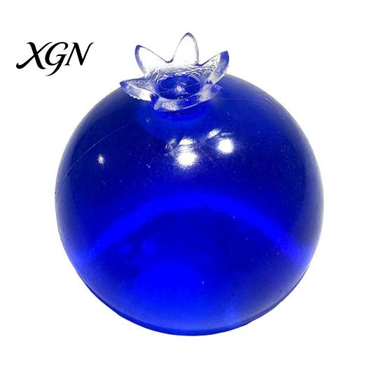 Decorative Stress Reliever Blueberry Ball, Soft TPR Fidget Squeeze Toy with Travel Ball Smooth Fluid, High Elastic Decompression for