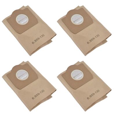 Motronic Karcher Vacuum Cleaner Paper Pack WD3200 WD3300 WD3500 Wet and Dry Cleaner Vacuum Cleaner Bag Replacement Accessories 6.959-130.0 (4 Pieces)