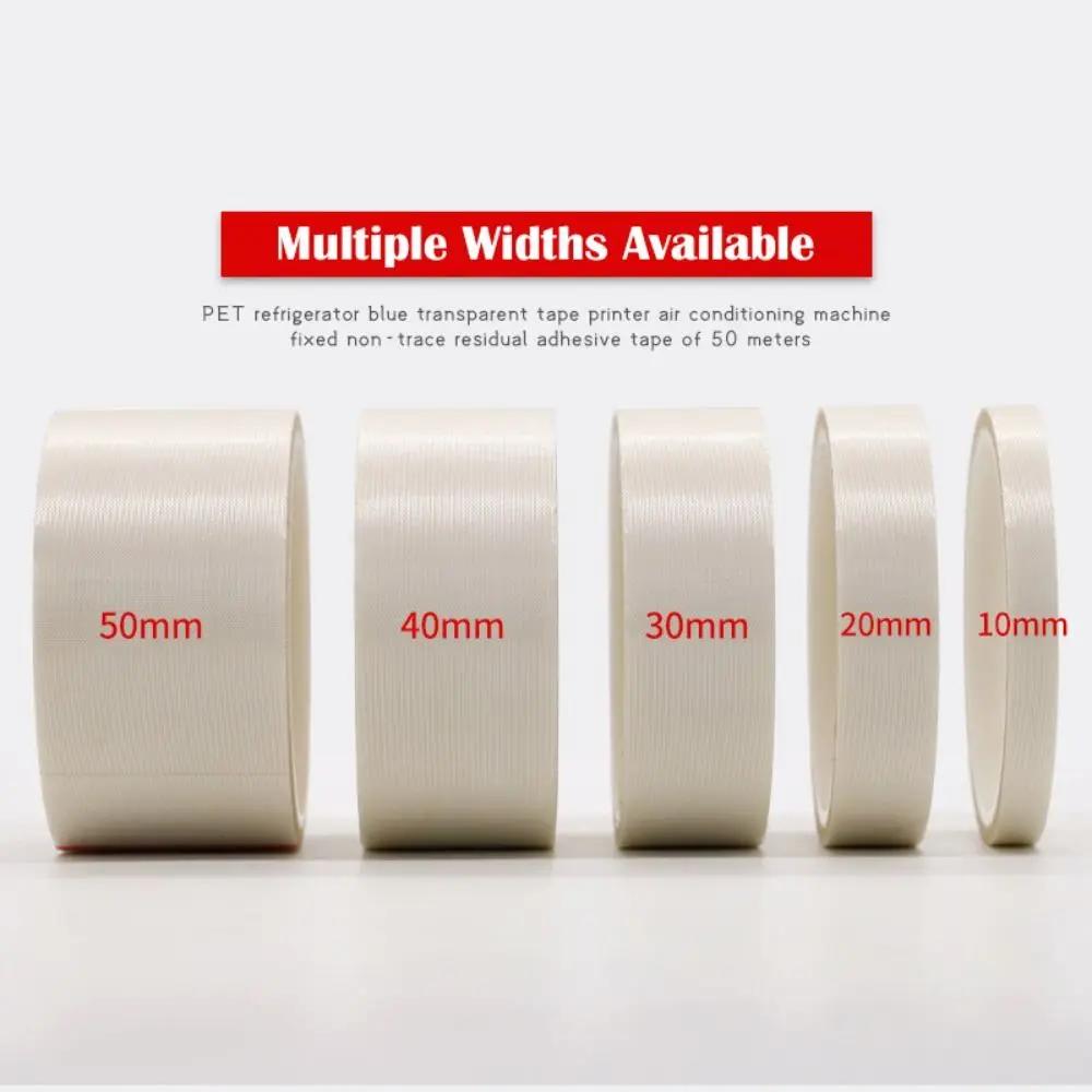 10m/Roll High Temperature PTFE Tape Waterproof Wear Resistant Cloth Durable Insulated Fiberglass Adhesive Tape Industrial Use