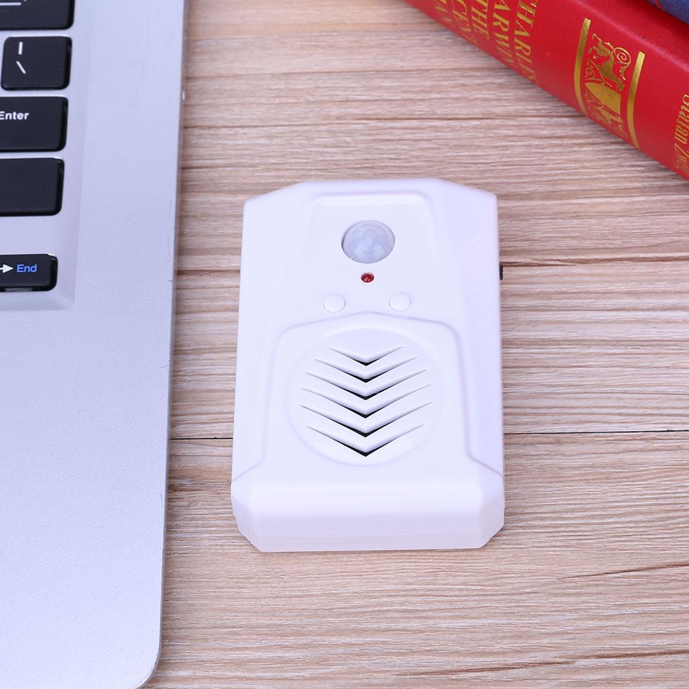 Electric Welcome Recorder Player Replaceable Sound Safety Reminder Doorbell Plastic Battery Powered Burglarproof for Supermarket