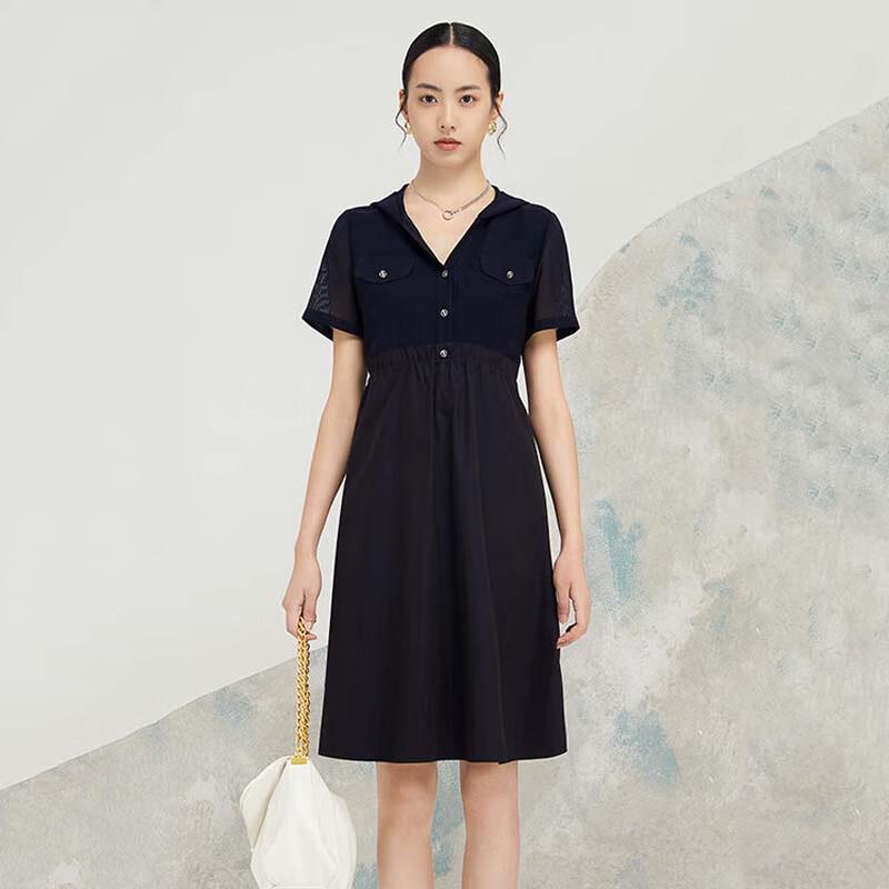 

JESSIE Women s V-Neck A-Line Shirt Dress XL