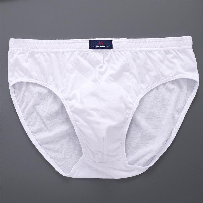 Men's Mid-Waist Cotton Underwear - Loose, Large Size for All Seasons