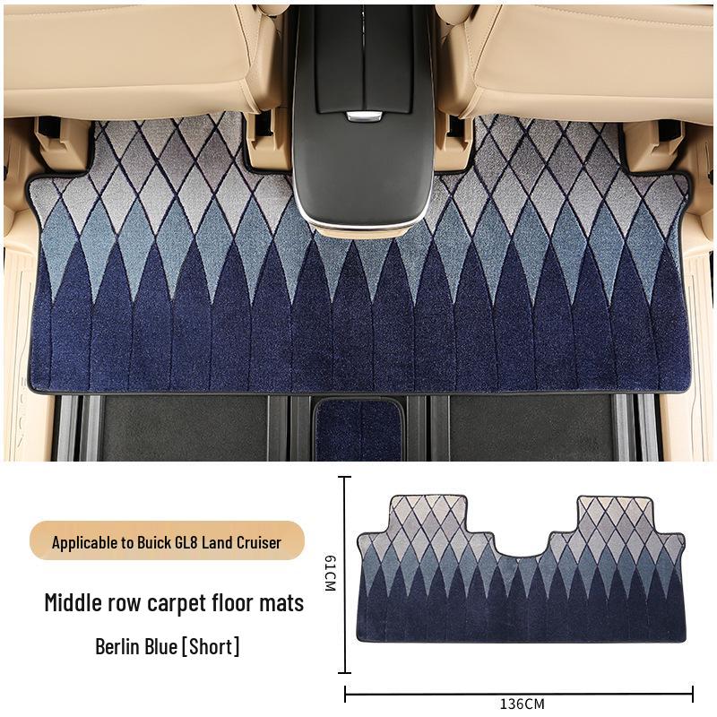 25 Buick GL8 Luxgen PHEV Middle Row Carpet Floor Mats - Interior Upgrade