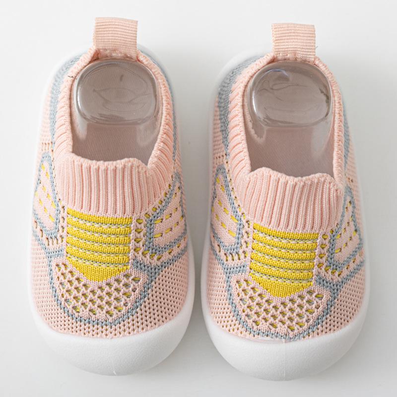 Soft Sole Non-Slip Breathable Sock Shoes for Baby Toddlers - Slip-On Design for Boys & Girls, Perfect for Spring & Summer