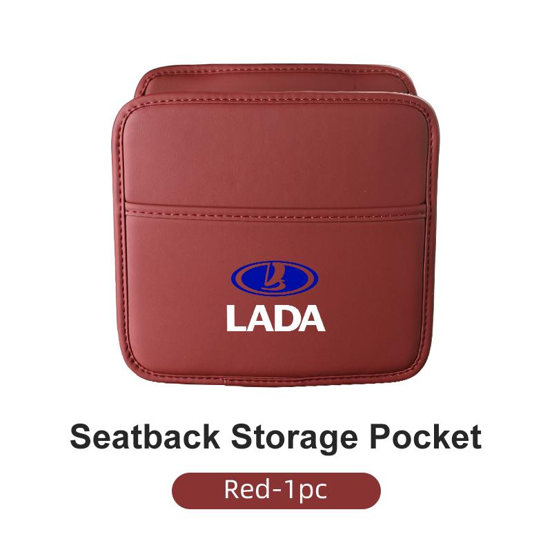 Car Seatback Storage Packet Backrest Storage Box For Lada Priora Sedan Sport Kalina Granta Vesta Niva Largus Vaz Samara 2111 ZZ16