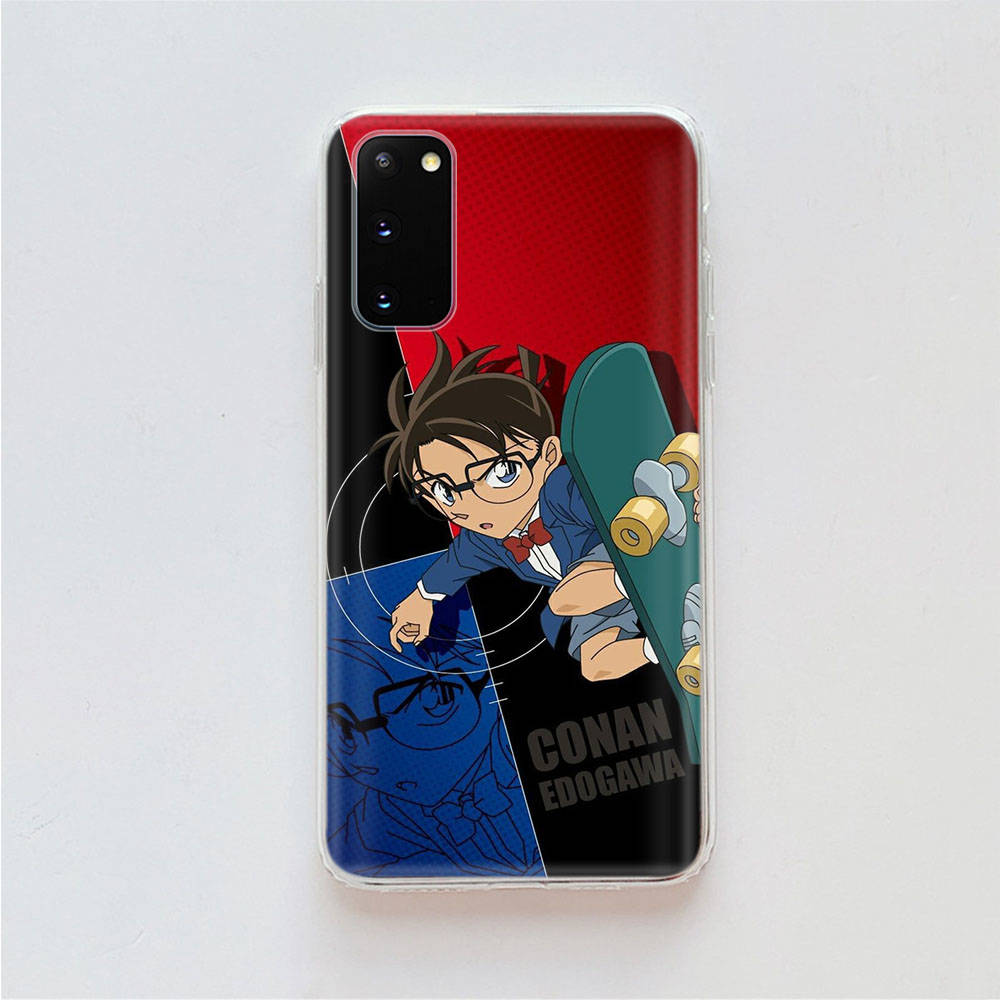 

AD54 Детектив Конан Прозрачный чехол для Samsung A04 A14 A23 A34 A54 M23 M33 M52 M53 Realme 10 9 C30S C35 C55 VIVO Y02 Y21 Y33S Y51 X80 V25 Чехол Samsung M33 5G арлекин