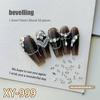50Pcs Zircon Nail Diamond Decoration Mixed Loading Stereoscopic Nail Accessories Nail Painting Nail Salon Nail Artists