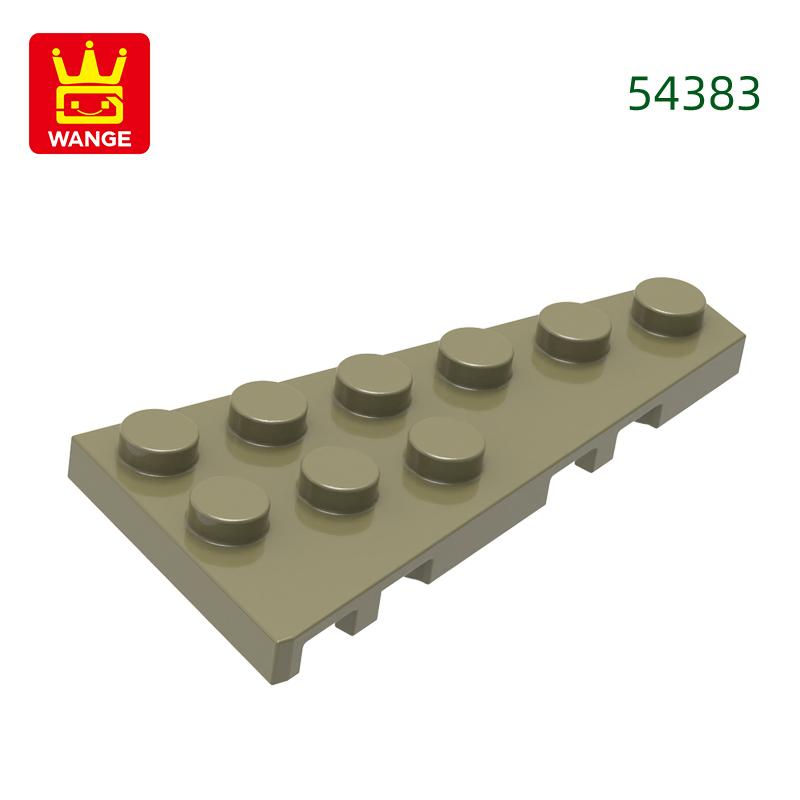 Non-Toxic 62Pcs/Lot 54383 Wedge Plate Right Plate 3X6 With Angle Building Blocks Moc Color Accessories Compatible With Brick Part