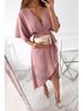2023 European & American Casual V-Neck Irregular Evening Dress for Women