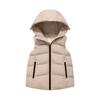 Kids Girls Winter Hooded Vest Sleeveless Warm Coat