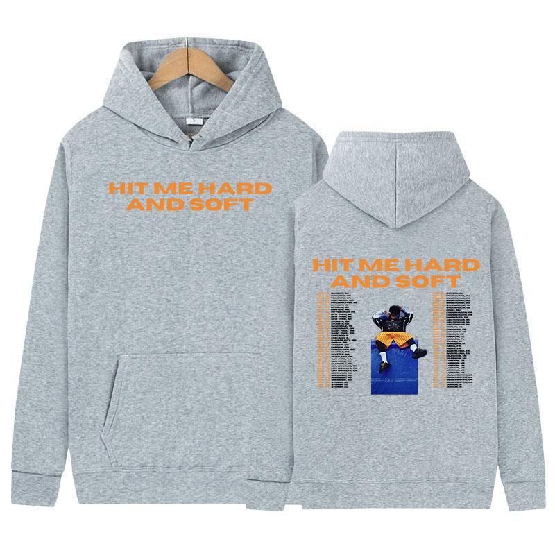 Hit Me Hard and Soft 2024 Tour Hoodie Men's Hip Hop Fashion Pullover Sweatshirt Man Gothic Vintage Oversized Hoodies Streetwear