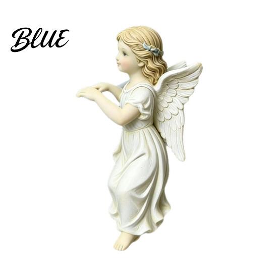 Decorative Figures for Balconies Vintage Angel Girl Statue Planter Climber Cute Statue Flower Pot Resin Figurine Edge Decor Outdoor Waterproof