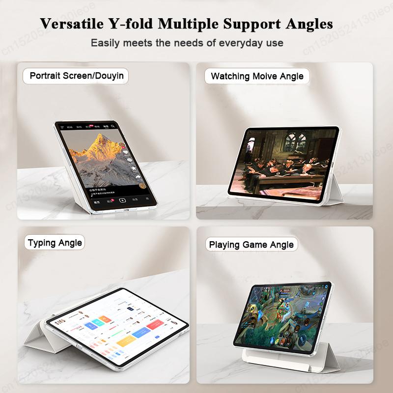 For iPad A16 11th 10 10th 9 9th Generation Pro 11 12.9 13 inch Case,For iPad Air 11 4th 5th 10.9 inch Magnetic Detachable Cover