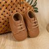 British Style PU Leather Baby Shoes for 0-1 Year Olds - Non-slip Soft Sole Walking Shoes