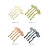 JewelVOX Marble Nuance Wave Comb Hair Accessory for Women - Stylish, Popular, Adult (Gray) Approx. W7.7xH8.5cm