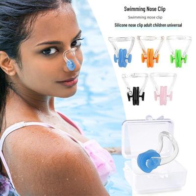 Silicone Nose Clip for Diving & Swimming - Universal Fit for Adults & Kids, Anti-Choking Nasal Plug
