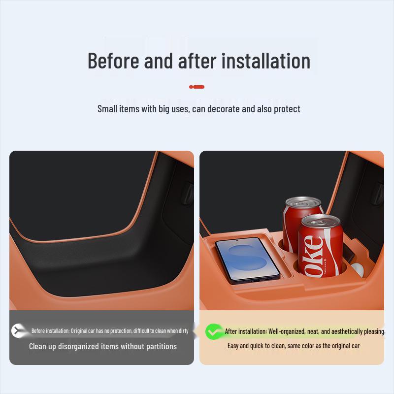 Silicone Storage Box for Changan Shenlan S09 Console - Eyeglass Case & Interior Accessories Organizer