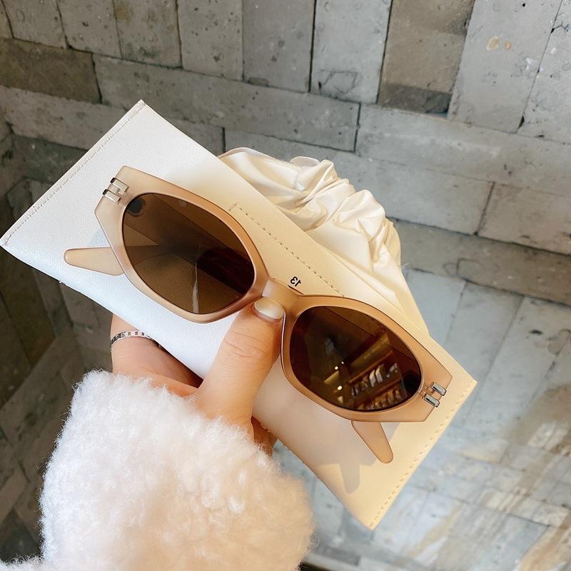 Vintage Black Square Sunglasses Women Luxury Brand Small Rectangle Sun Glasses Female Gradient Clear Eyewear