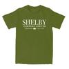 Men T Shirt Shelby Brothers Novelty Round Neck Short Sleeve Tees Mens White T-Shirts 100% Cotton Awesome Clothing