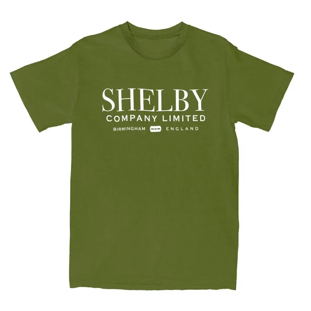 Men T Shirt Shelby Brothers Novelty Round Neck Short Sleeve Tees Mens White T-Shirts 100% Cotton Awesome Clothing