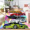 1Pc Cars Compilation Rug, Office Carpet Indoor Outdoor Doormat, Non-Slip Soft, Living Room, Christmas Halloween Gift. M928137