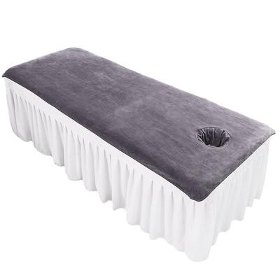 1PC Einfarbig Verdickt Samt Handtuch SPA Massage Bett Abdeckung Schönheit Salon Bettwäsche Bettdecke