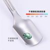 Creative 304 Stainless Steel Bone Skull Spoon Halloween Hanging Cup Spoon Coffee Spoon Kitchen Accessories