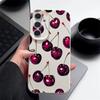 Retro Oil Painting Style Cherry Case For Samsung Galaxy A57 A37 A17 A56 A36 A26 A16 A55 A35 A25 A15 A54 5G S21 FE S22 S23 S24 Plus S25 Edge S26 Ultra