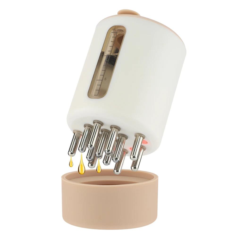 

Red Light Scalp Massager EMS Brush Comb Applicator Bottle For Hair Oil Hair Growth Products Scalp Oil Applicator Anti Hair Loss белый