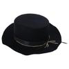 Eye Catching Western Hat Cosplay Costume Hat Stage Show Props Hat Halloween Costume Woven Belt Hat Carnivals Party Props