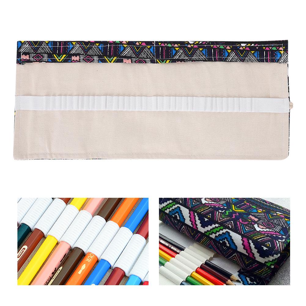 Ethnic Pencil Case School Pen Bag Storage Pouch Student Art Supplies