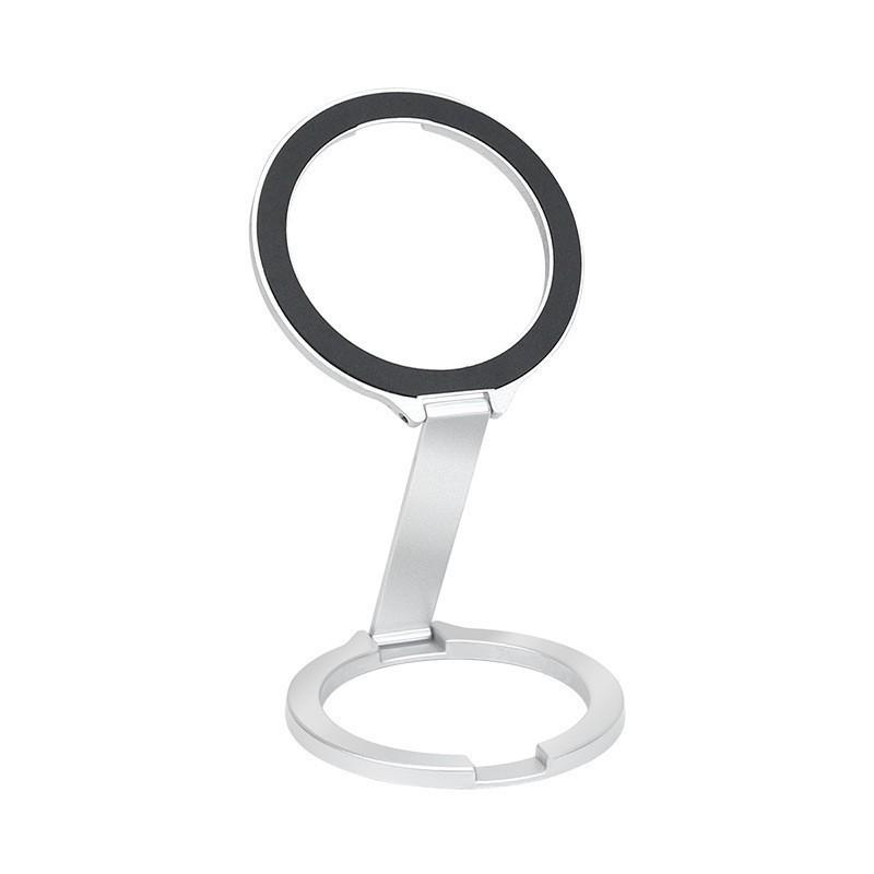 Magnetic Alloy Phone Stand: Multi-functional Desktop Holder for Universal Use
