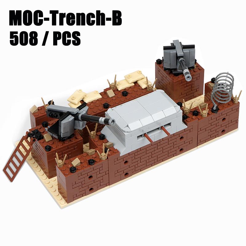Premium-Quality Popular Superior-Grade World-War-Ii Military-Themed Trench First-Class Bunker Defense Top-Grade Base Premium-Quality Bunker
