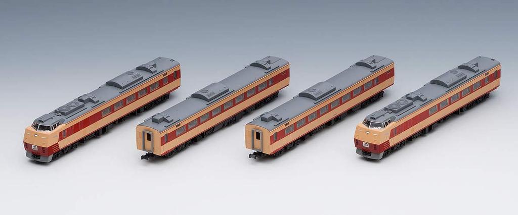 TOMIX N Gauge Limited Edition Kiha 183 0 Series in Revived JNR Set of Diesel Car Model Colors, 4, 97906,
